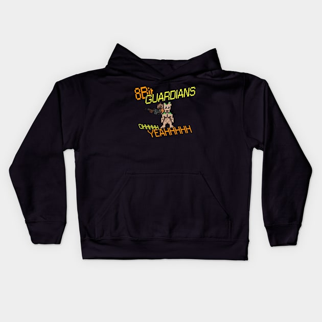 8-BIT GUARDIANS  OHHHHH YEAHHHHH Kids Hoodie by outlawalien